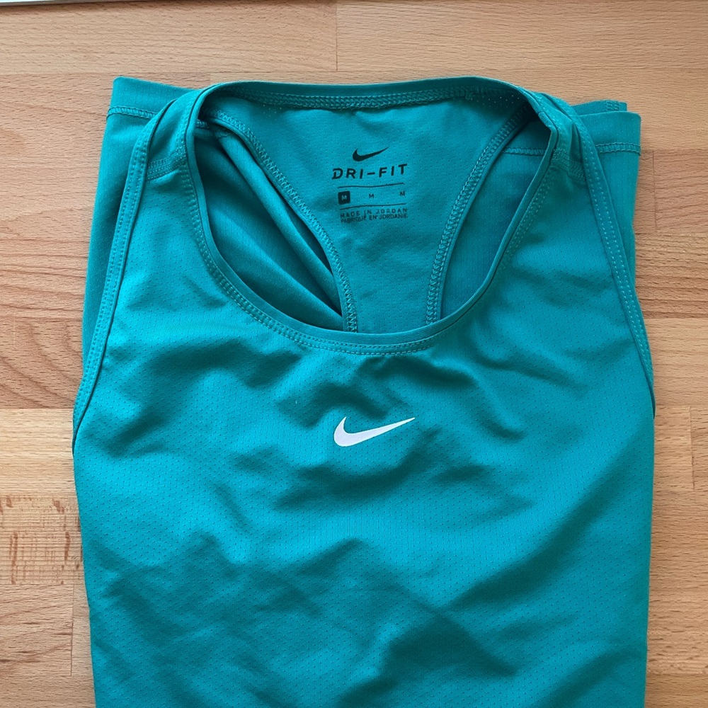 Nike teal high neck workout tank worn once!!!